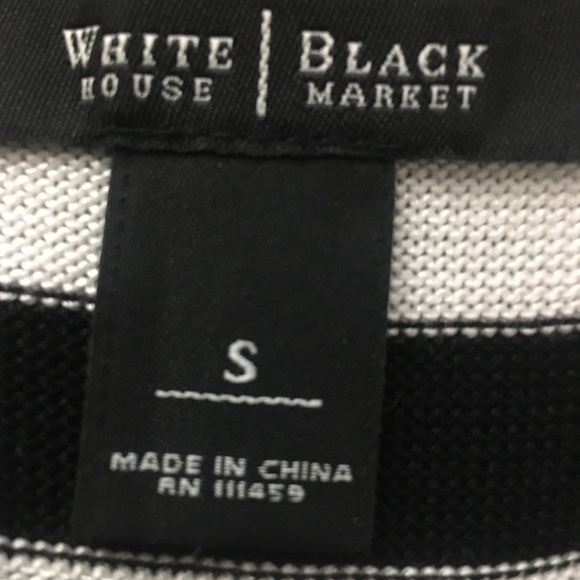 WHBM Sleeveless striped sweater - Picture 4 of 4